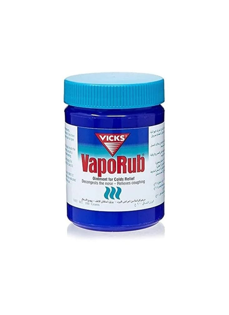Vicks VapoRub Ointment for Cold & Cough Relief – Decongests Nose and Soothes Chest - Image 1